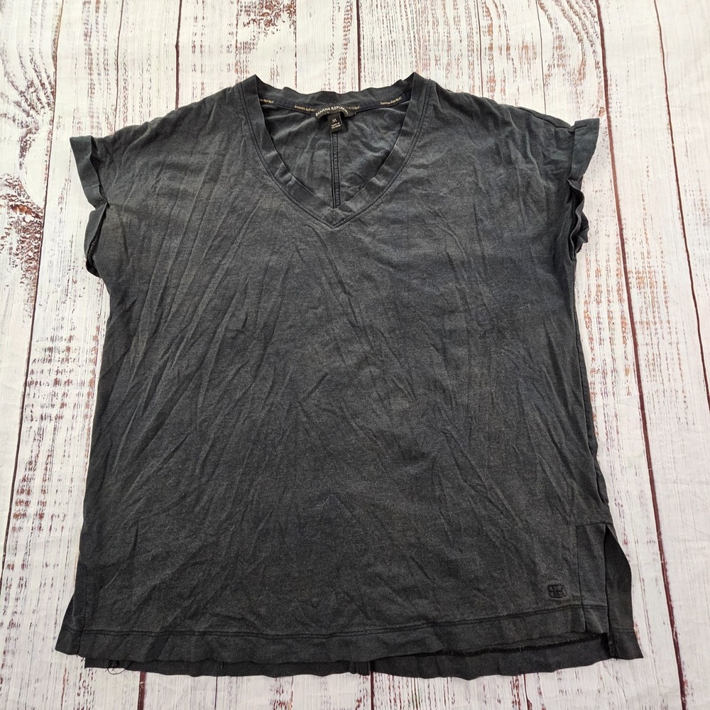 Banana Republic Gray Sleeveless Cotton Modal T-Shirt Women's M
